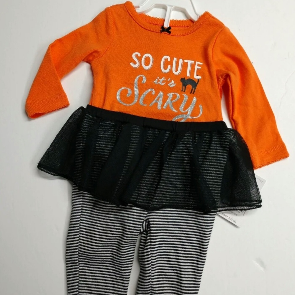 Carter's 2pc 18M Halloween Tutu Outfit
